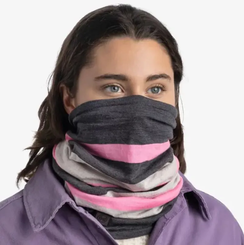 Buff Merino Move Neckwarmer - Grey